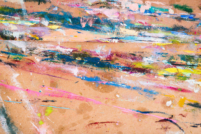 Chloe san francisco abstract expressionism painter paper