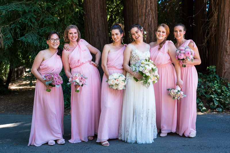 deer park villa wedding photography bridesmaids