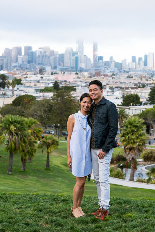 San Francisco Engagement Photography Mission District dolores park