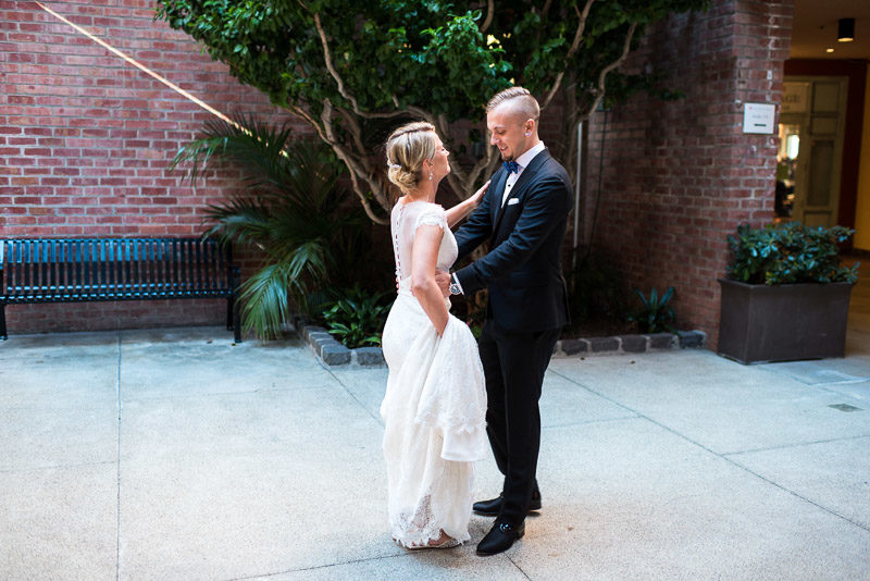 San Francisco Wedding Photographer Argonaut Hotel happy