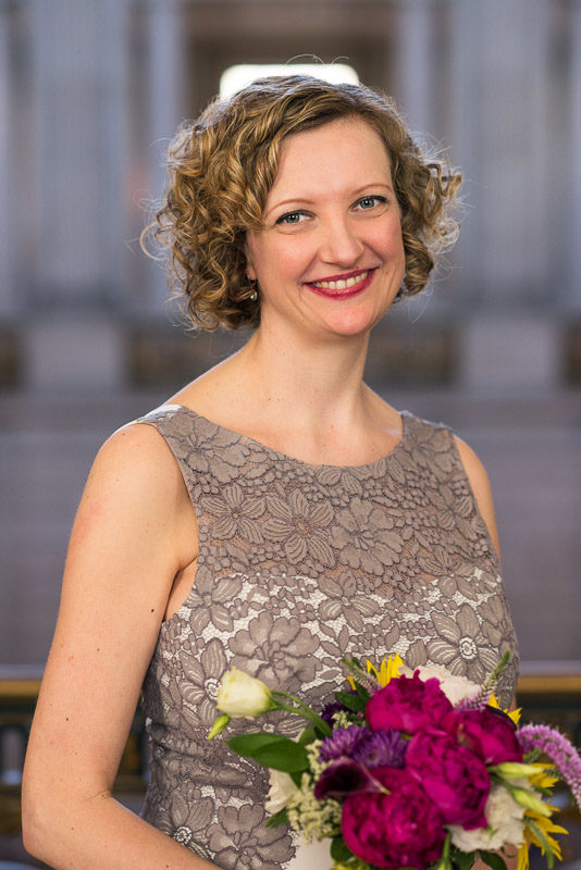 san francisco city hall bride