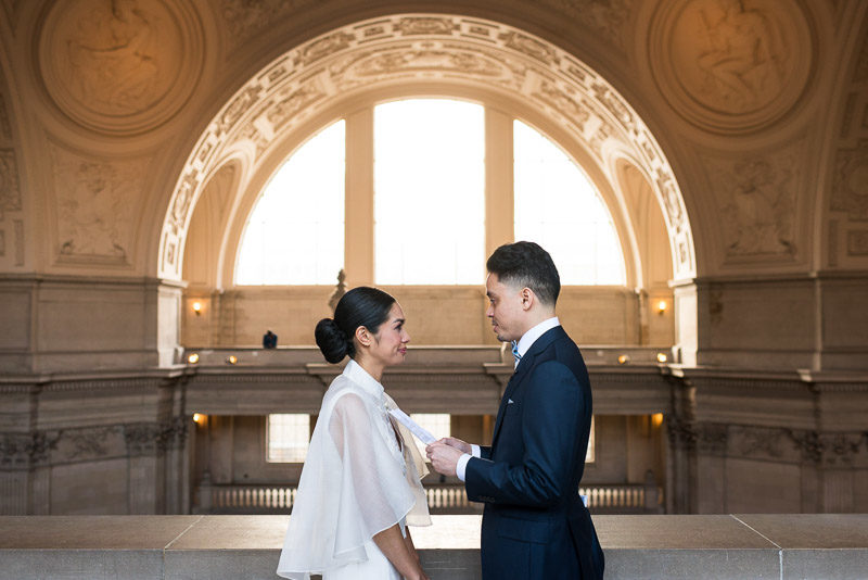 San Francisco City Hall fourth floor wedding