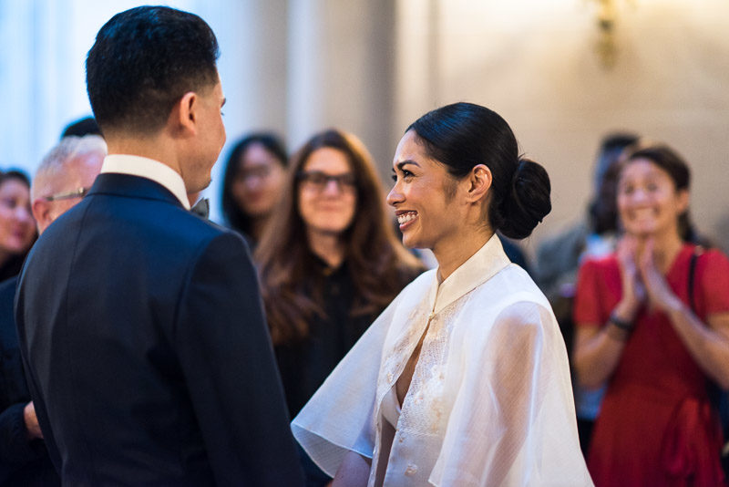 San Francisco City Hall wedding ceremony