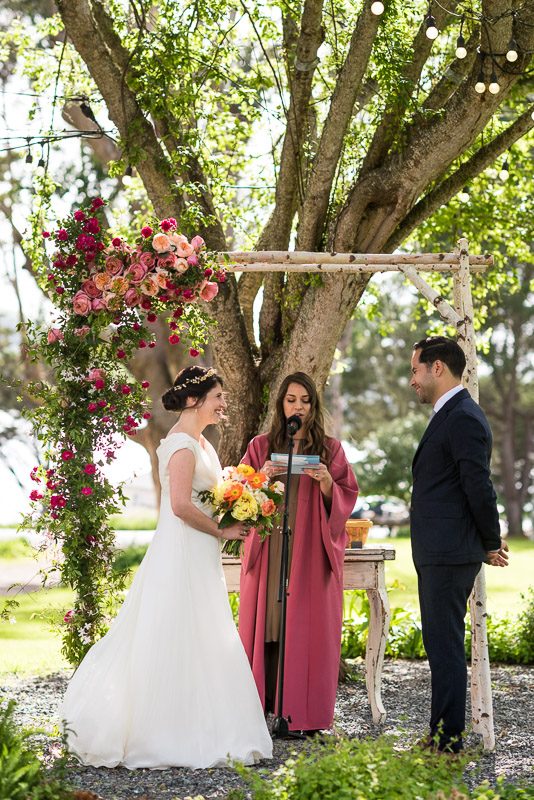 Strauss home ranch wedding ceremony
