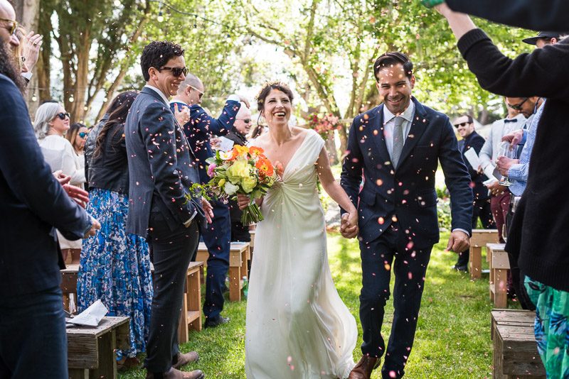 Strauss home ranch wedding happy couple