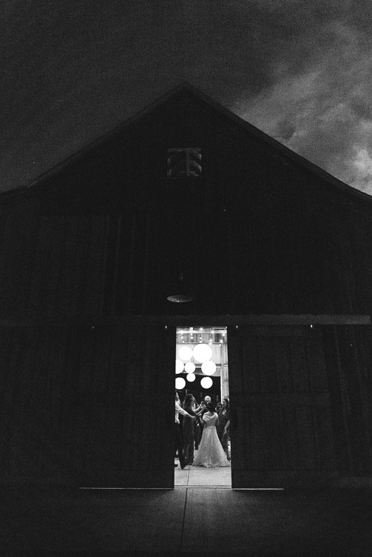 Strauss home ranch wedding night barn