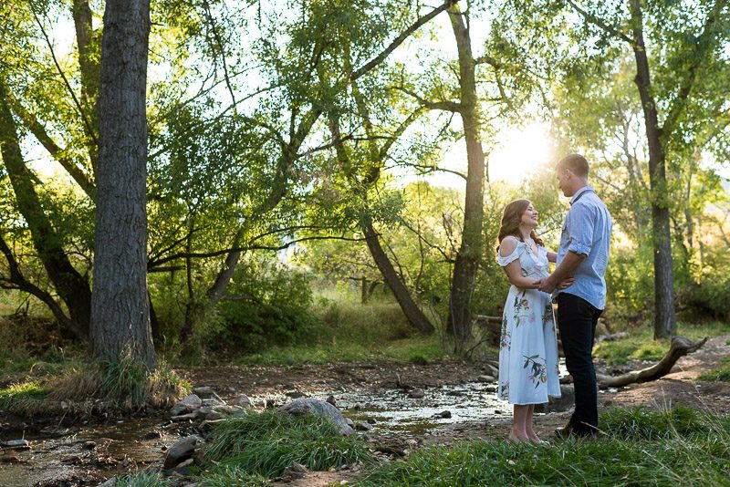 Denver Engagement Photography Morrison river