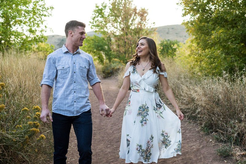 Denver Engagement Photography Morrison sunset
