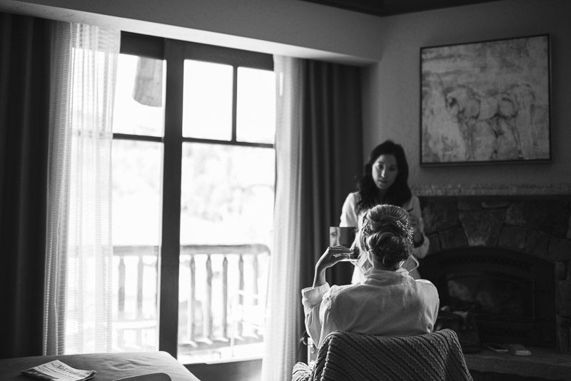 Vail Wedding Photography Camp Hale bride getting ready