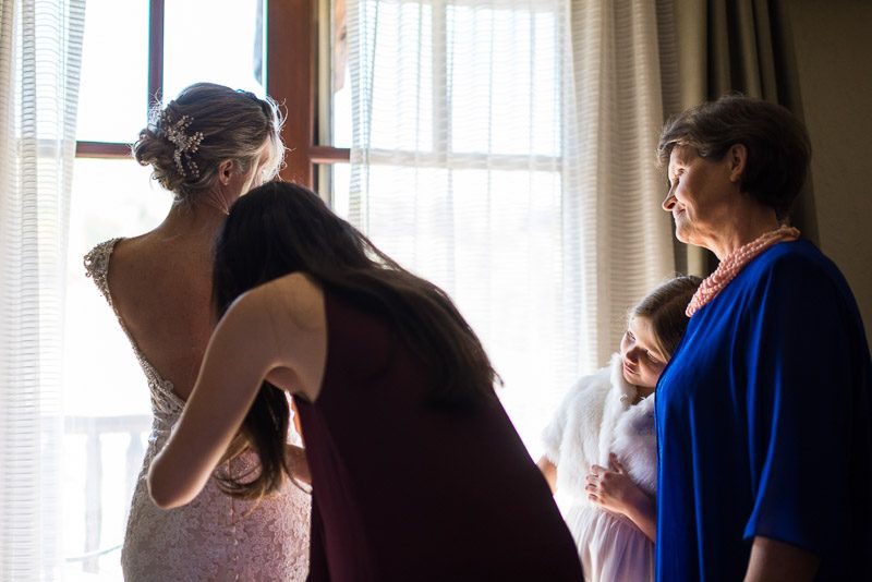 Vail Wedding Photography Camp Hale bride with mother