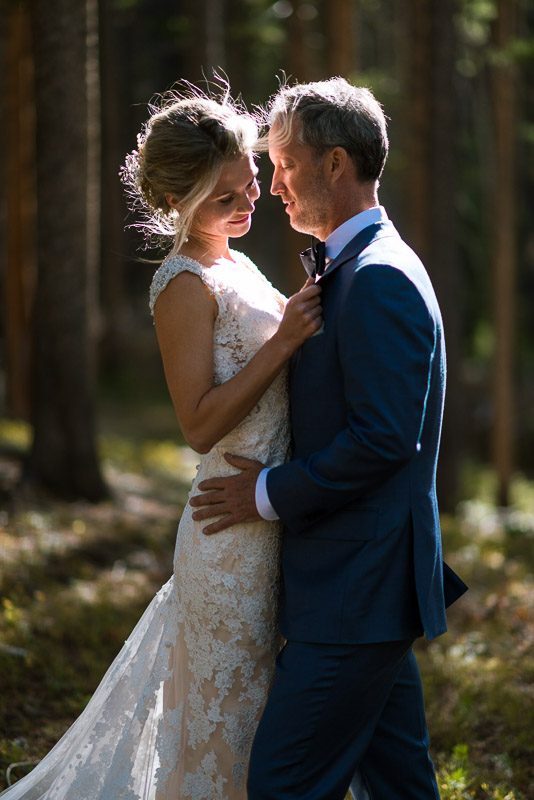 Vail Wedding Photography Camp Hale bride and groom together