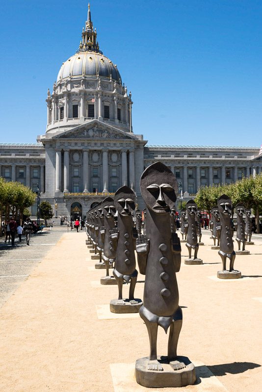 San Francisco City Hall Wedding Photography statues