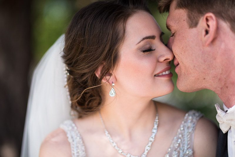 Denver Wedding Photography Wellshire Inn kiss