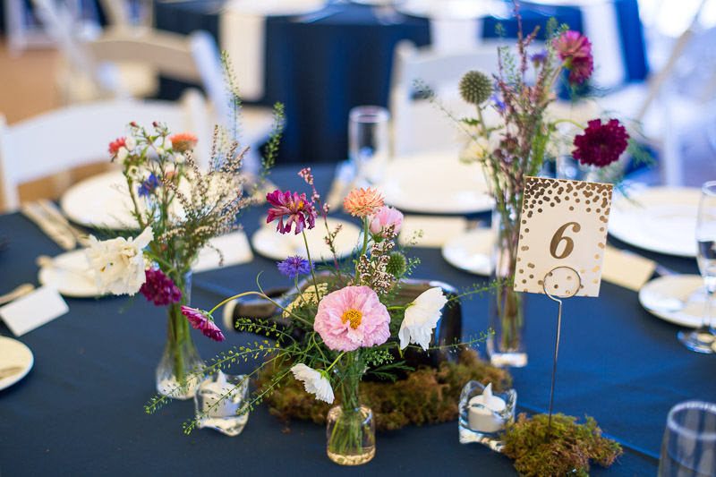 denver athletic club wedding photography table setting