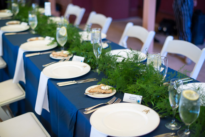 denver athletic club wedding photography head table